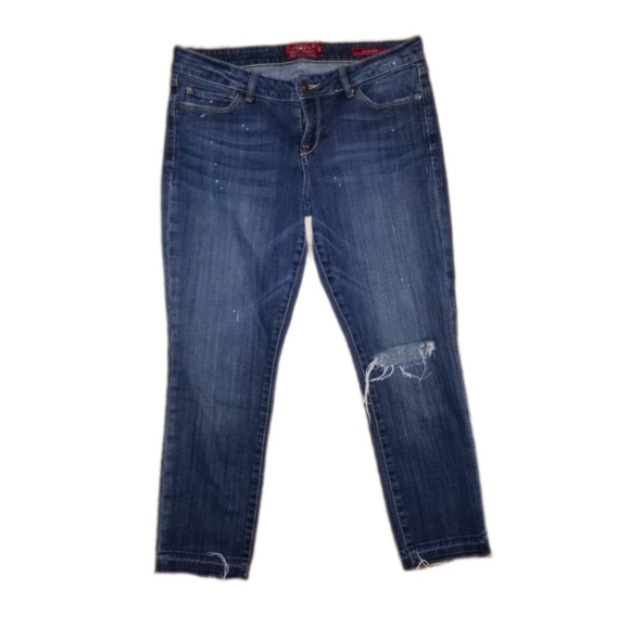 Lucky Brand  Distressed Leyla Capri - Picture 1 of 7